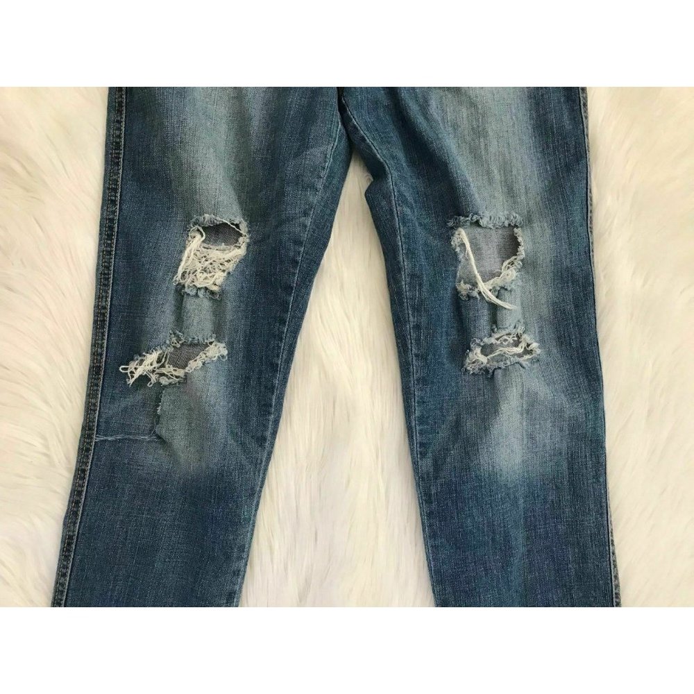 Aeropostale Skinny Slim Jeans 4R Distressed Womens - Picture 8 of 9